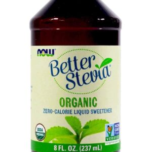 NOW FOODS Organic Better Stevia – 8 oz (2-Pack)